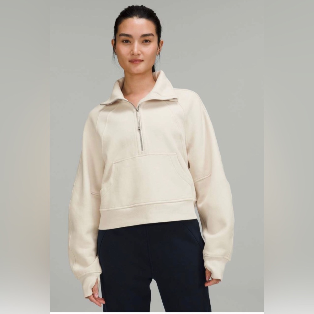 Lululemon Scuba oversized Funnel-Neck half zip in size XS/S